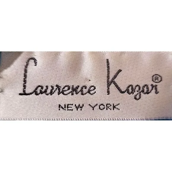 Vintage Laurence Kazar Sequin‎ Cocktail Formal Party Dress Teal Women's Size S - Picture 4 of 7